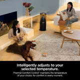 Shark Heater & Fan with NanoSeal HEPA, Cleansense IQ Odor Lock 3-in-1 Max Air Purifier, Grey - Open Box