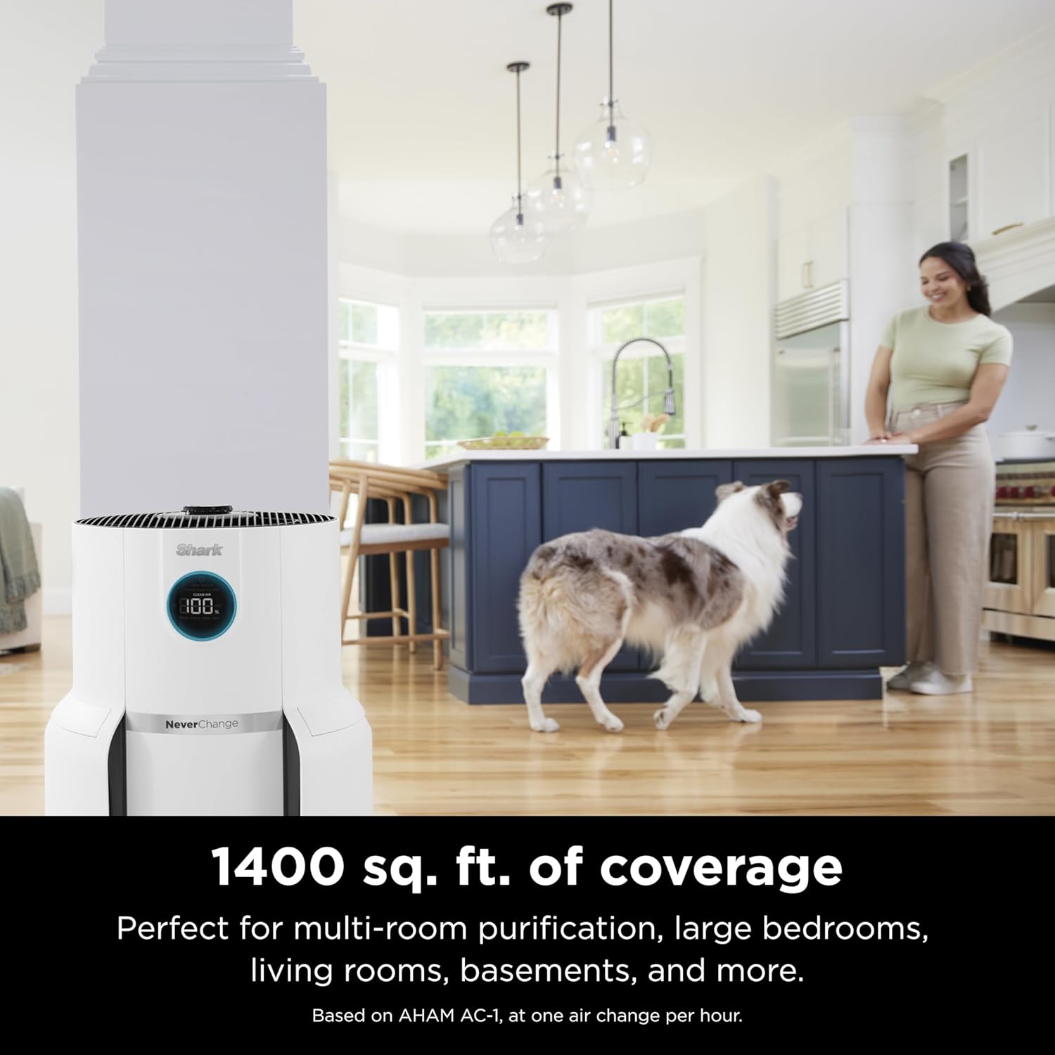 Shark NeverChange Air Purifier MAX 1400 sq. ft. – Certified