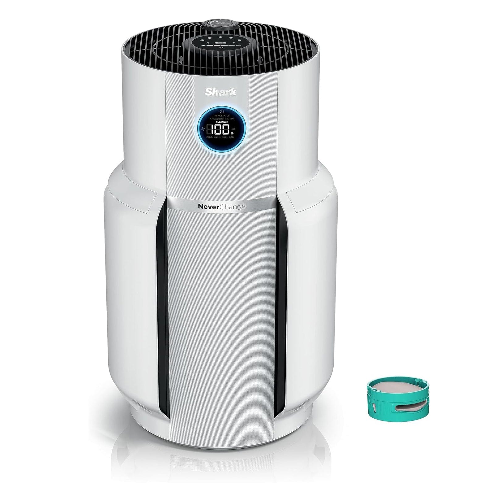 Shark NeverChange Air Purifier MAX, 1400 sq.ft., 5-Year Filter Life, Odor Neutralizer, White - Certified Refurbished