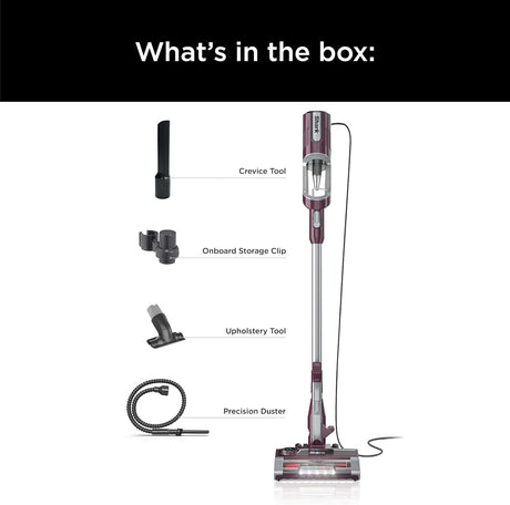 Shark Ultralight PetPro Precision Duster Corded Stick Vacuum, Wine Purple - Open Box