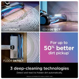 Shark Detect Pro Cordless Stick Vacuum with PowerFins Brushroll, Stick/Handheld, Ash Purple/Grey - Open Box