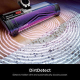 Shark Detect Pro Cordless Stick QuadClean Multi-Surface Brushroll, Lightweight Vacuum, Dark Grey/Tea Green - Certified Refurbished