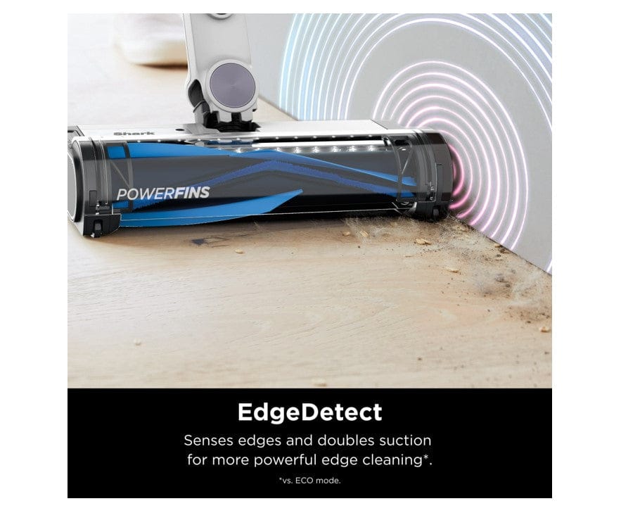 Shark Cordless Vacuum Detect Pro Auto-Empty System with PowerFins Brushroll, Stick/Handheld (2-in-1), White/Ash Purple - Open Box