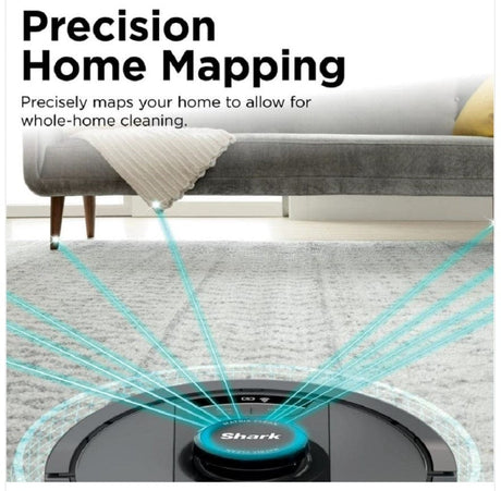 Shark Matrix 2-in-1 Self-Empty Robot Vacuum & Mop, 30-Day Capacity, Precision Home Mapping, Smart Control - Certified Refurbished