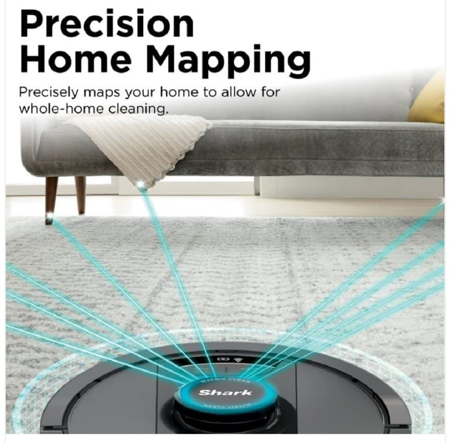 Shark Matrix Self-Empty Robot Vacuum & Mop with No Spots Missed, Bagless 30-Day Capacity, Black - Open Box