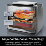 Ninja 14-in-1 Multicooker, Toaster Oven & Air Fryer, 15-Min Meals, 3 Accessories, Grey - Certified Refurbished
