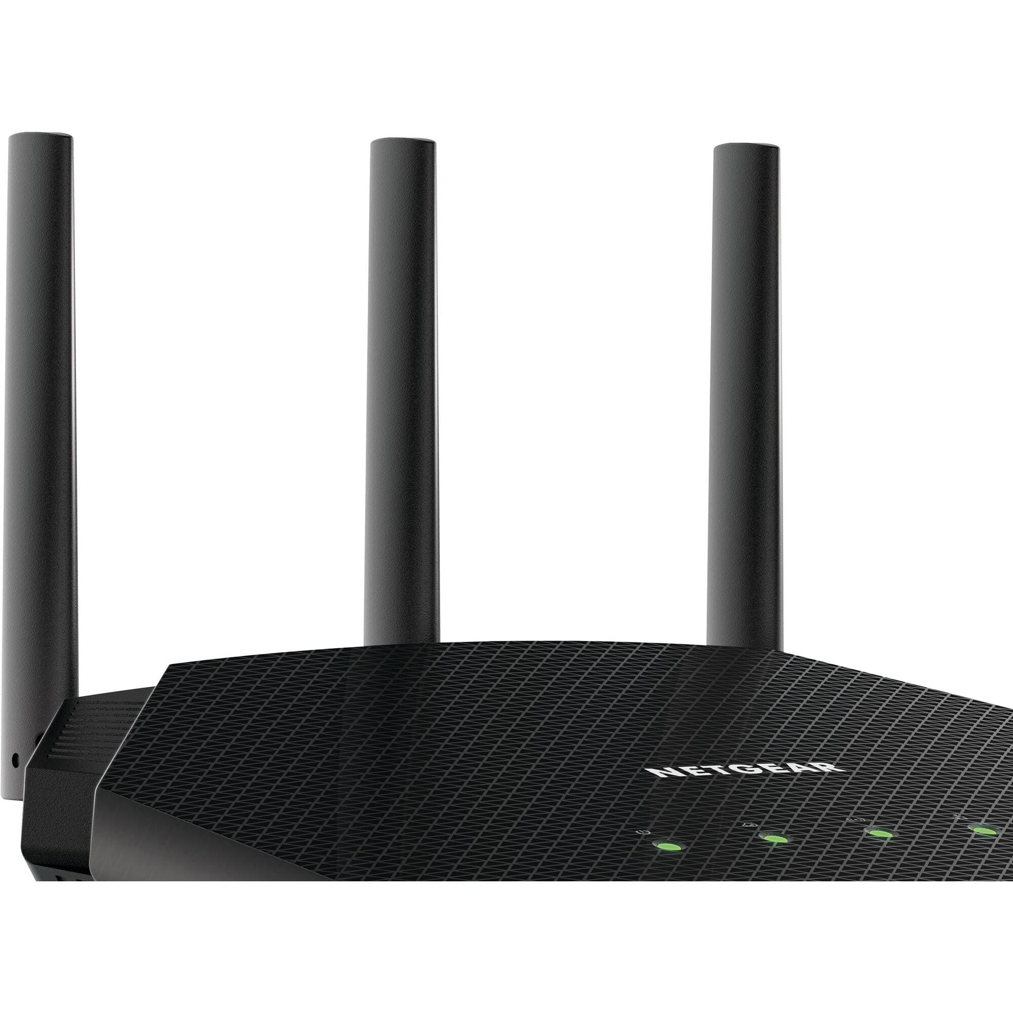 Netgear RAX10-100NAR 4-Stream AX1800 Dual-Band WiFi 6 Router - Certified Refurbished