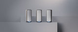 Netgear Orbi 970 Series RBE973S Quad-Band WiFi 7 Mesh System, 3-Pack (Router + 2 Satellites), 27Gbps, Covers Up to 10000 Sq. Ft., White