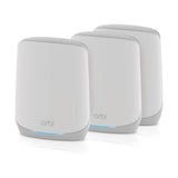 Netgear RBK763 Orbi AX5400 Tri-band WiFi 6 Mesh System, 5.4Gbps, 1 Router + 2 Satellites - Certified Refurbished