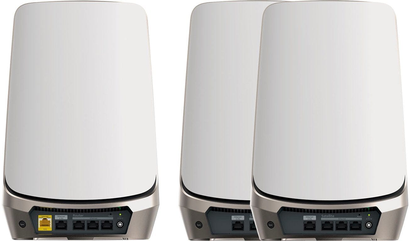 NETGEAR outlets NETGEAR - Orbi AX4200 Tri-Band Mesh Wi-Fi 6 System (2-pack) - White