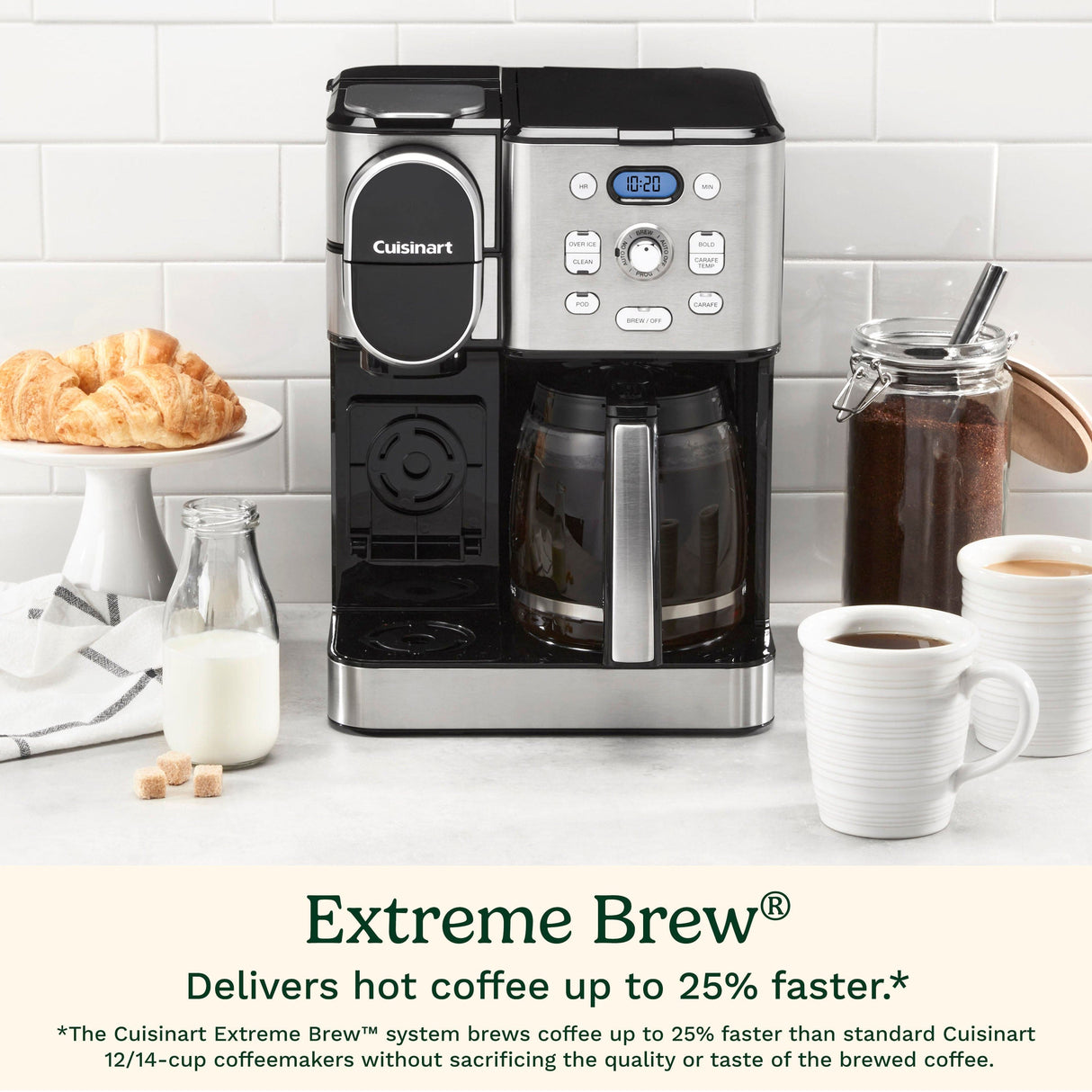 Cuisinart Coffee Center® 2-in-1 Coffee Maker, Silver