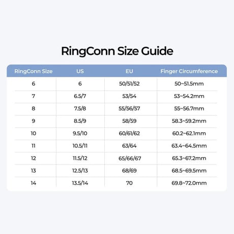 RingConn Gen 2 Air Ultra-Thin Smart Ring with Health Tracking and AI for Proactive Wellness, Size 10, Galaxy Silver