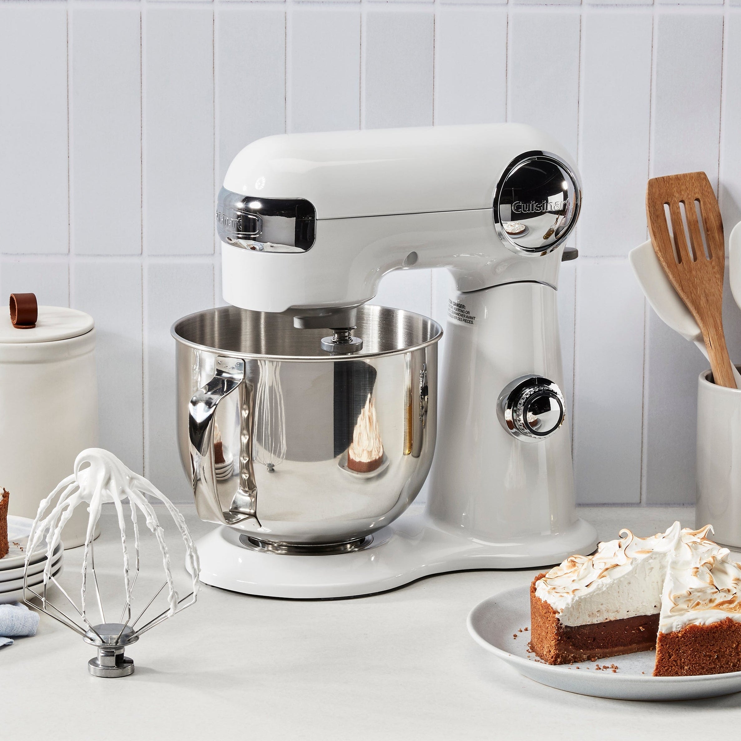 Cuisinart Precision Master 5.5-Quart Stand Mixer, White