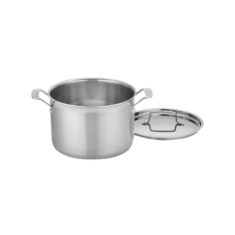Cuisinart MultiClad Pro Triple Ply Stainless Cookware 8 Quart Stockpot, Silver