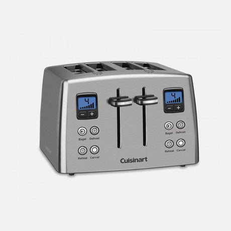 Cuisinart 4 Slice Countdown Metal Toaster, Silver