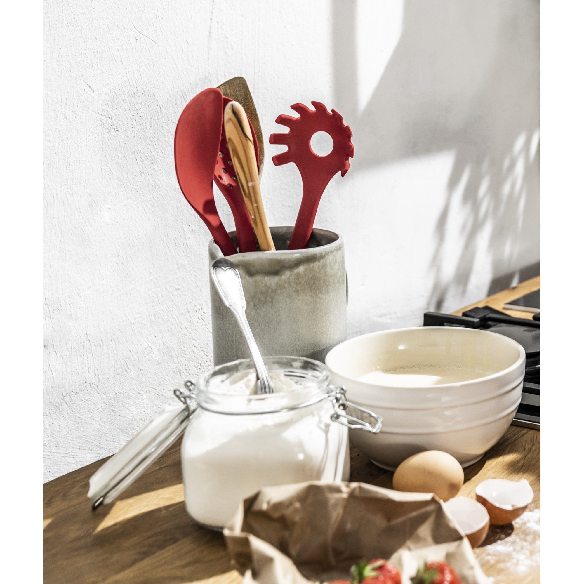 Ballarini Rosso Silicone Skimming Spoon