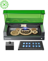 xTool 40W Laser Engraver, 600mm/s Engraving Speed ,Basic Bundle, Dark Green - Certified Refurbished
