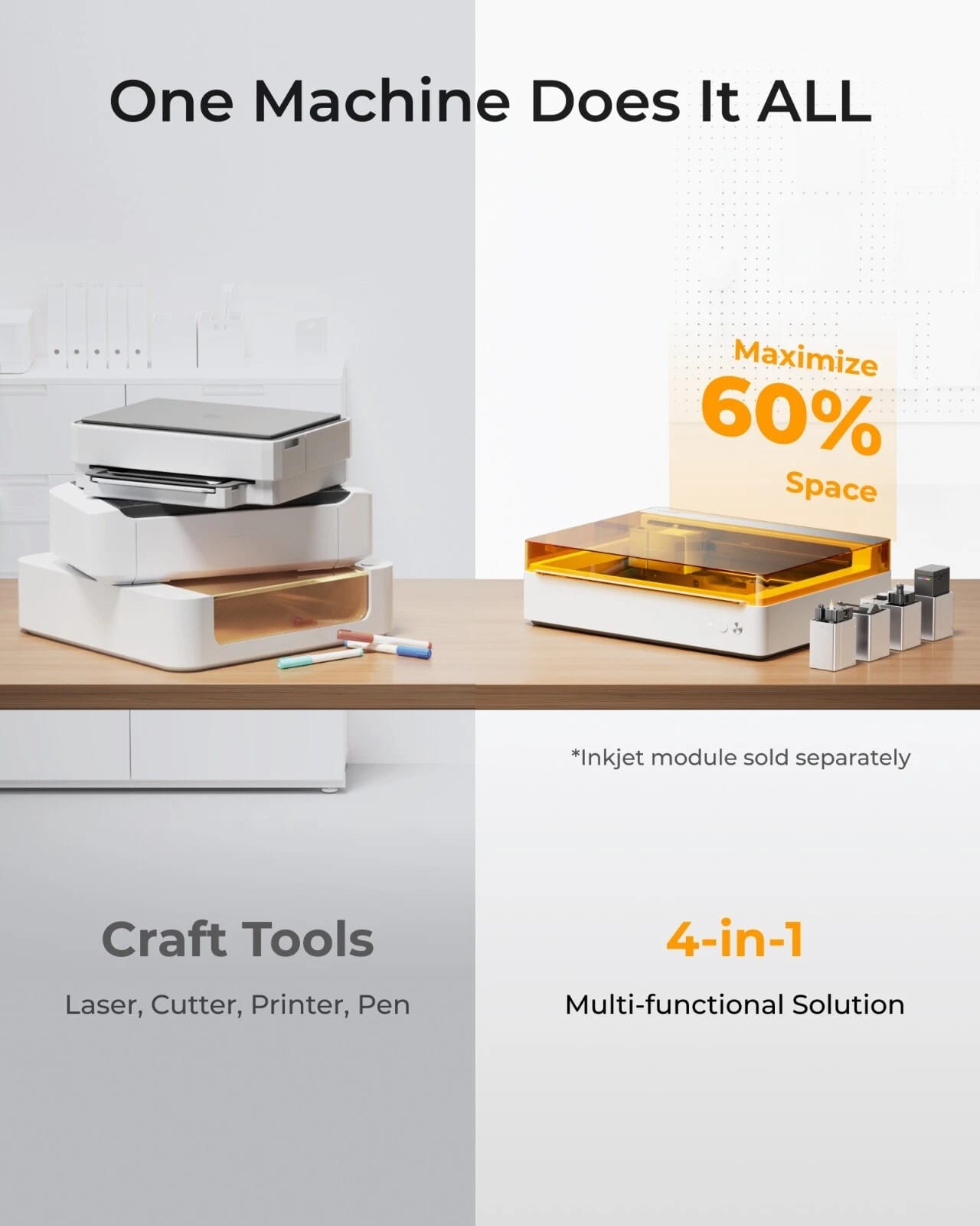 xTool M1 Ultra 10W Laser Engraver, Printing Machine Bundle - Certified Refurbished