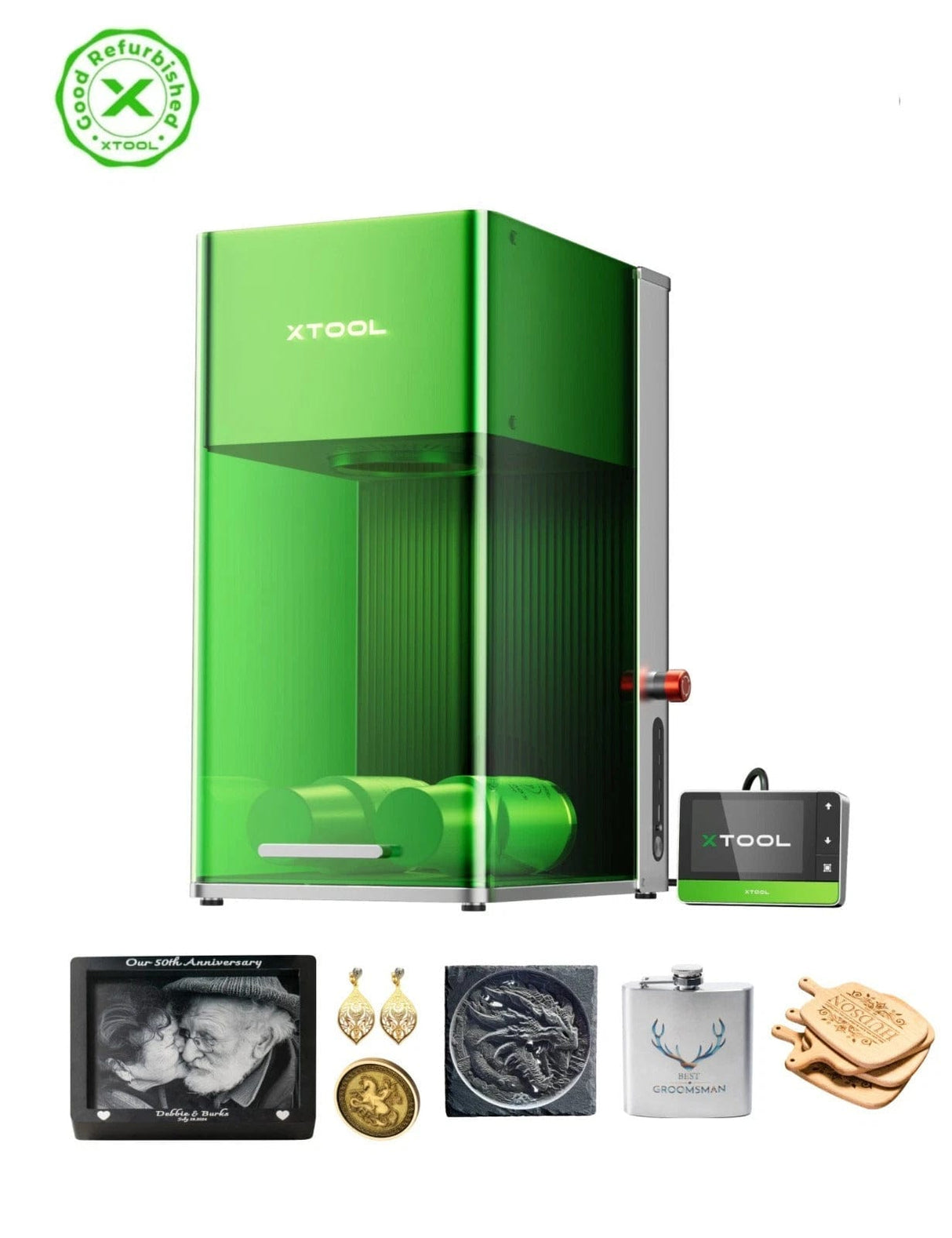 xTool F1 Ultra 20W Dual Laser Engraver & Cutter, 3D, Smart Camera - Certified Refurbished