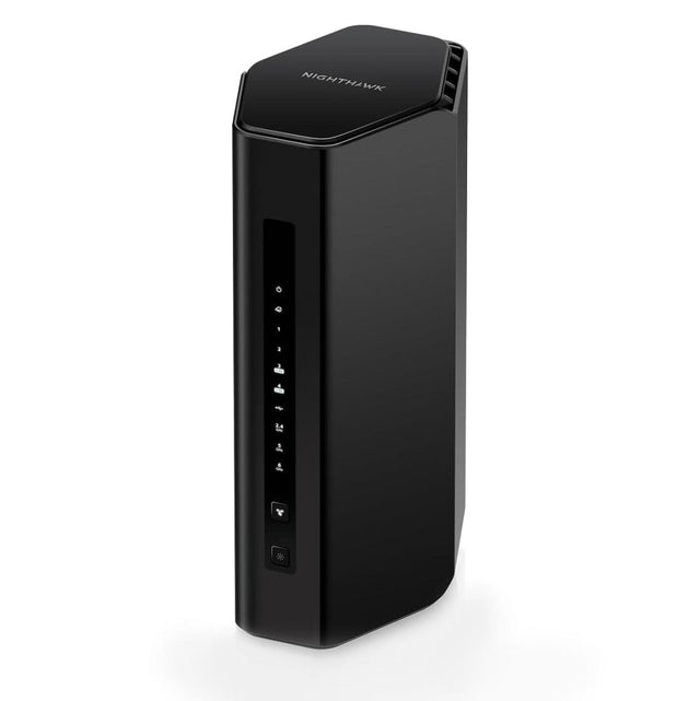 Netgear Nighthawk RS300 Tri-Band WiFi 7 Router, Wireless Speed Up to 9.3 Gbps, Covers Up to 2500 Sq. Ft., Black - Certified Refurbished