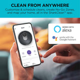 Shark Smart Mapping, Scheduling, Pet Hair Pick Up, Logical Navigation Carpet AI Robot Vacuum, Black/Silver - Open Box
