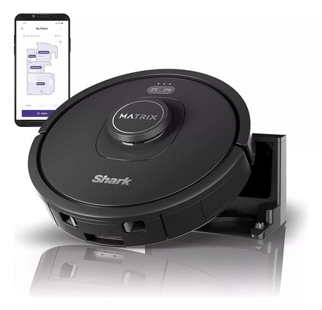 Shark Matrix Robot Vacuum for Carpets and Hardfloors with Self-Cleaning Brushroll and Precision Mapping - Open Box