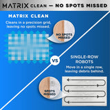 Shark Matrix Robot Vacuum for Carpets and Hardfloors with Self-Cleaning Brushroll and Precision Mapping - Open Box