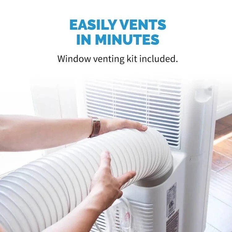 Newair Portable Air Conditioner with Easy Window Kit, 13500 BTUs, White - Certified Refurbished