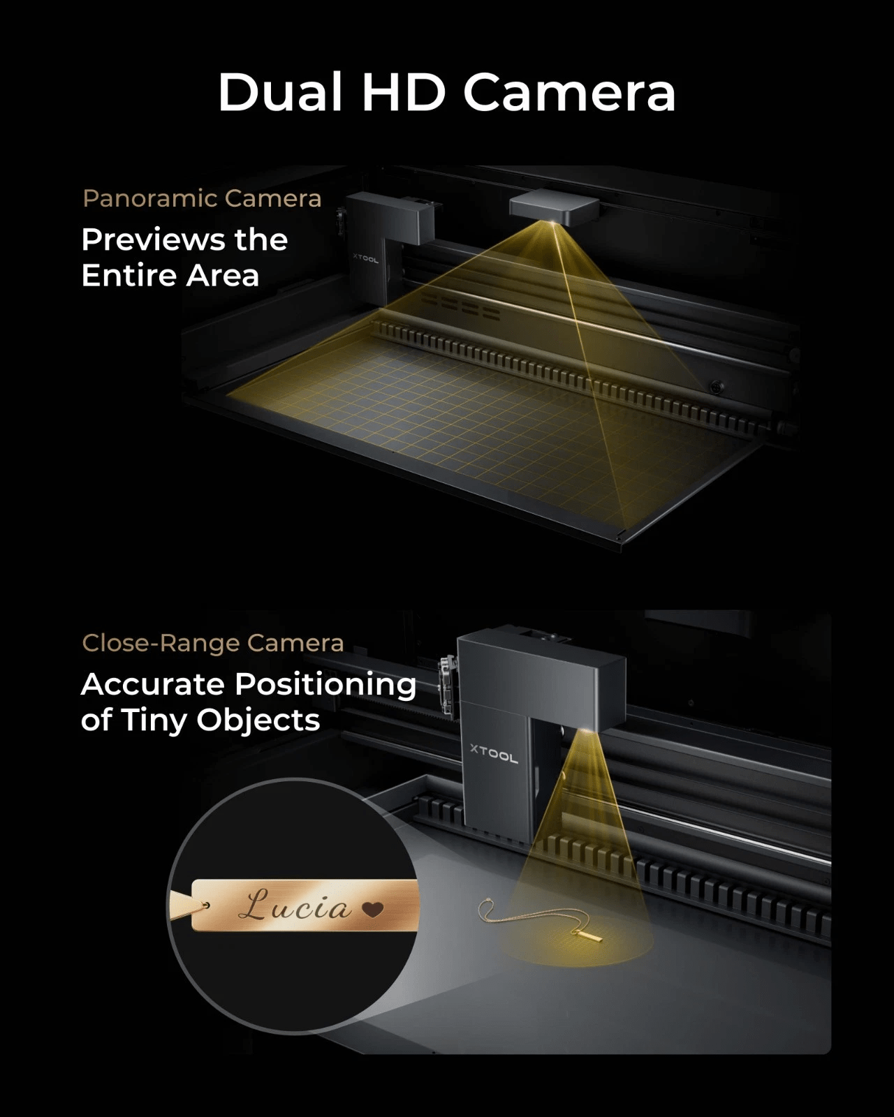 xTool P2 55W CO₂ Laser Cutter, Smart Desktop CO₂ Laser Engraver and Cutter Machine - Certified Refurbished