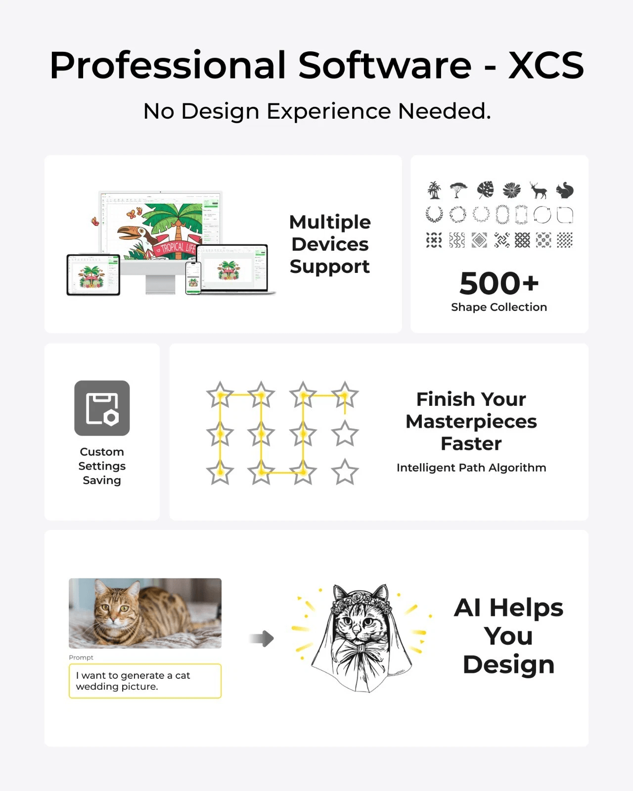 xTool P2 55W CO₂ Laser Cutter, Smart Desktop CO₂ Laser Engraver and Cutter Machine - Certified Refurbished