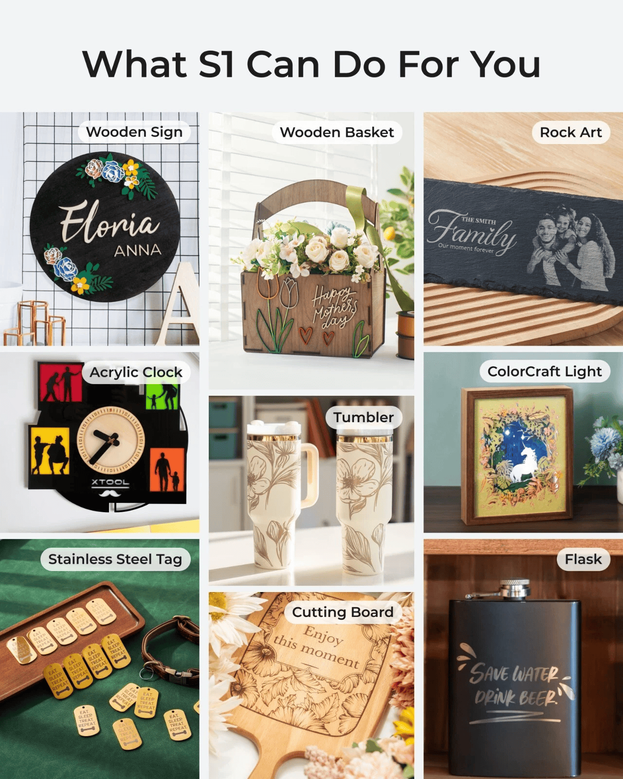 xTool S1 40W Laser Engraver Enclosed Diode Laser Engraving Cutter, Dark Green - Certified Refurbished