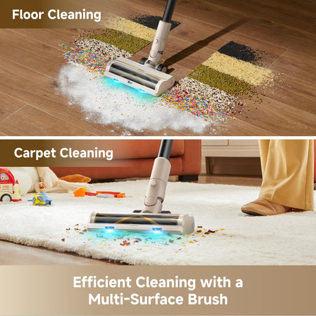MOVA S1 Detect Cordless Vacuum Cleaner, 3-in-1 Lightweight Stick Vacuum for Hard Floor and Carpet