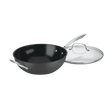 Cuisinart 12" Stir Fry Wok with Glass Cover, Black