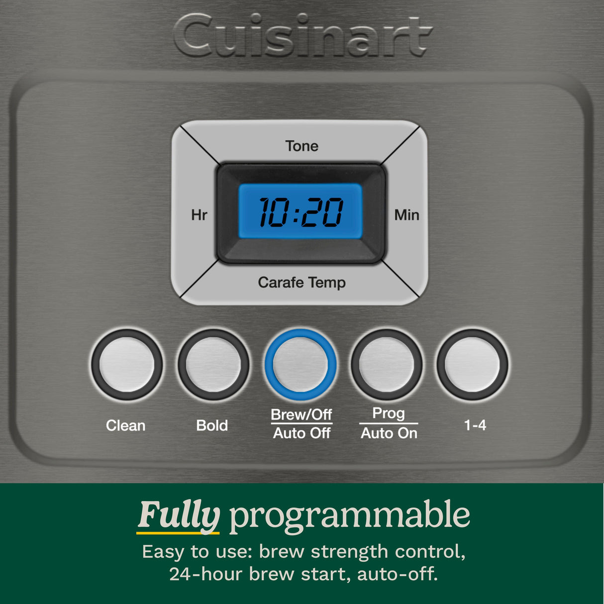 Cuisinart 14 Cup Programmable Coffee Maker, Black