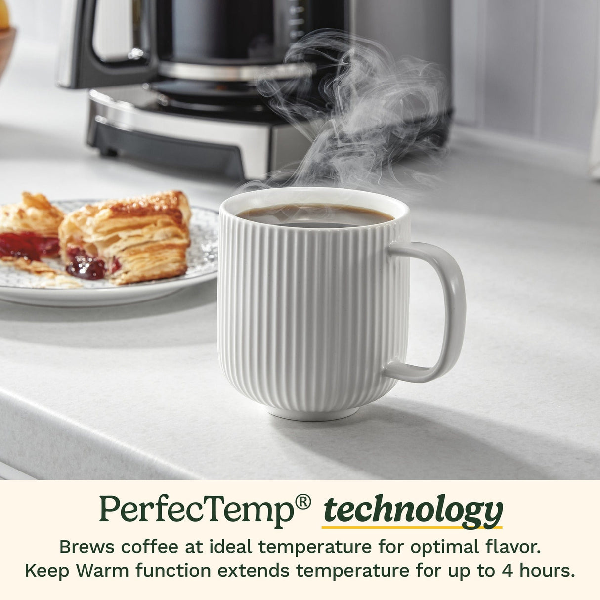Cuisinart 14-Cup PerfecTemp® 14-Cup Coffee Maker with Over Ice, Silver