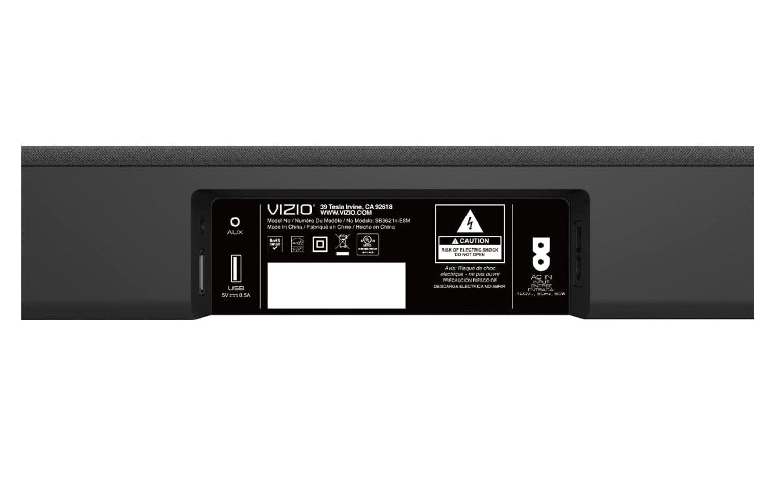 Vizio 36" 2.1 Channel SoundBar System - Certified Refurbished