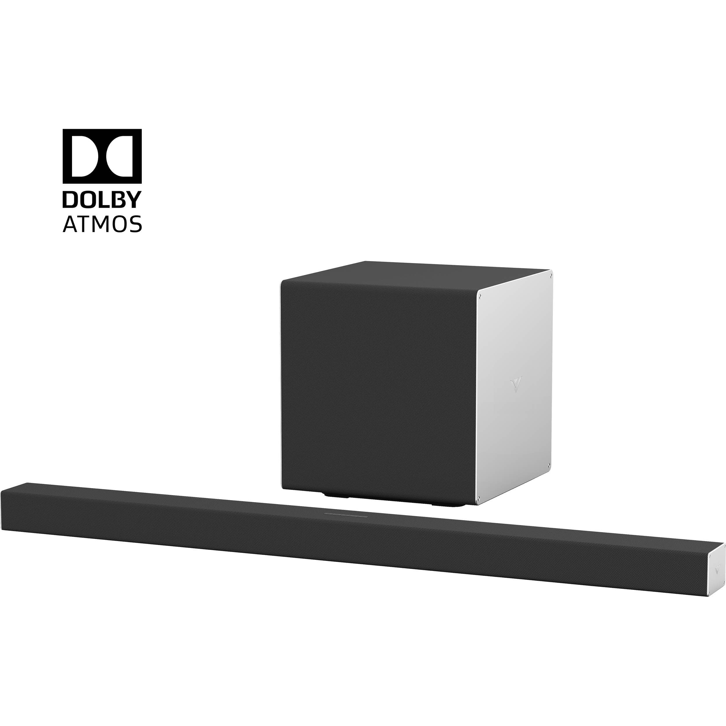 Vizio F6 3.1.2 Channel 46" Dolby Atmos Soundbar & Subwoofer System, Bluetooth, WiFi & Chromecast Connect