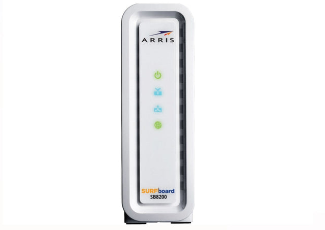 Arris SB8200 SURFboard Cable Modem Fast DOCSIS 3.1 32x8 Gigabit Max Internet Speed 1 Gbps  - Certified Refurbished
