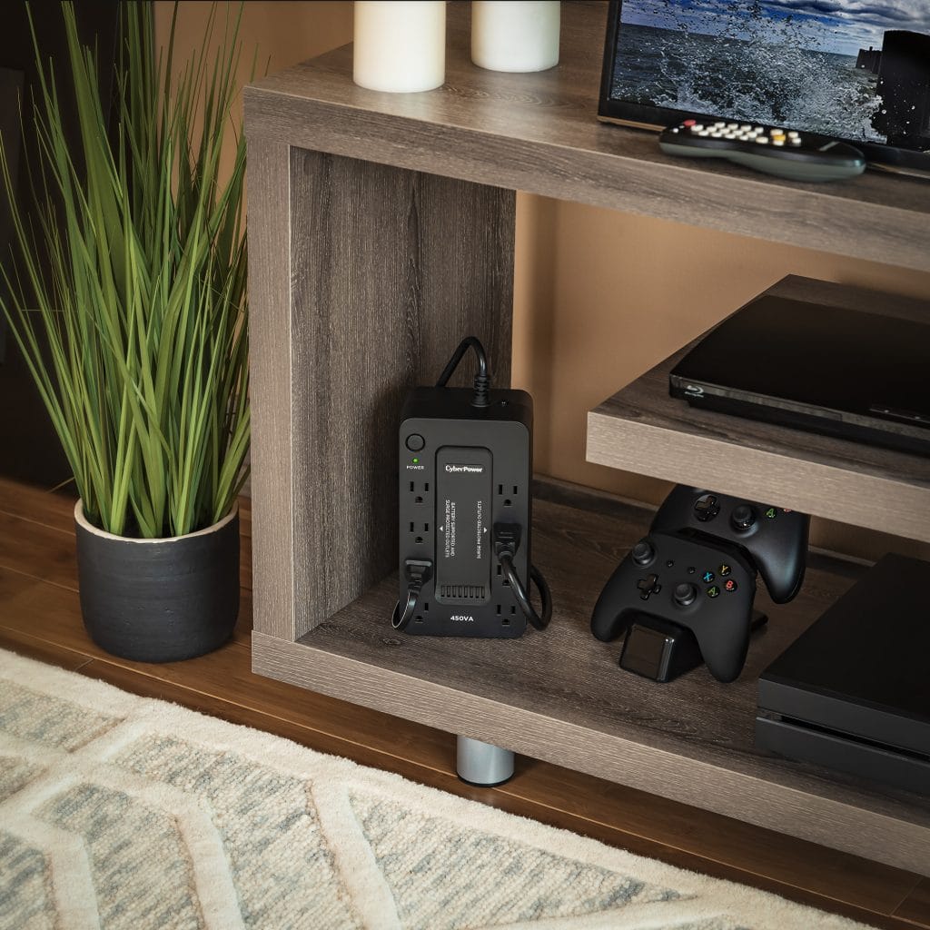 CyberPower 450VA/260W UPS System 8 Outlets, Black