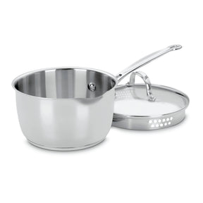 Cuisinart 2 Quart Pour Saucepan, Silver
