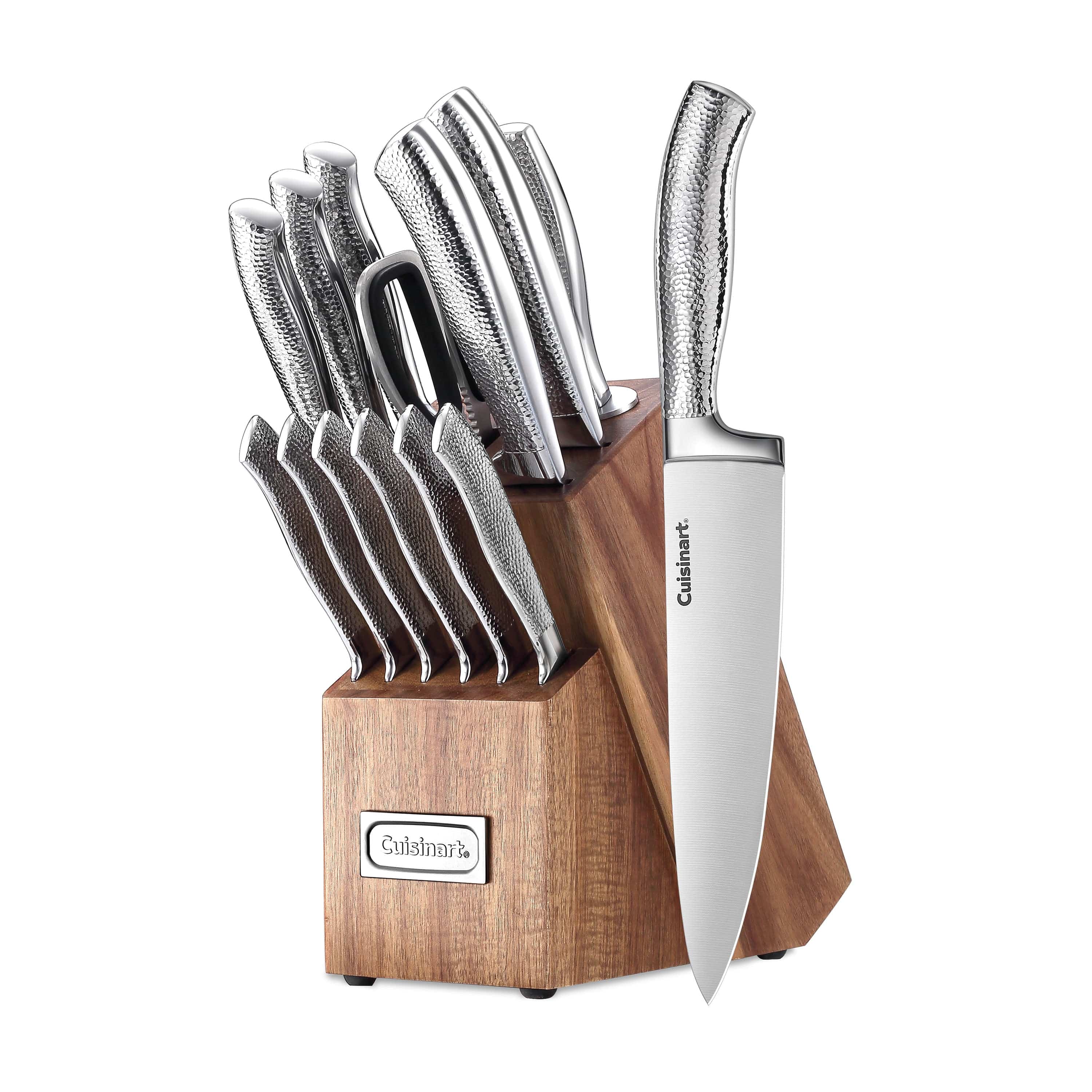 Cuisinart 15pc Stainless Steel Cutlery Block Set, Silver