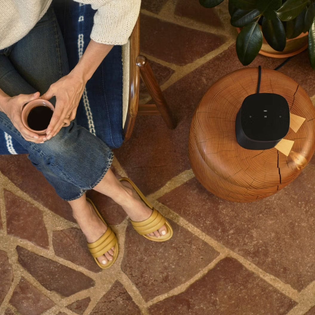 Sonos One SL Smart Connected Speaker, WiFi-Enabled, Stereo Sound, 2-Pack, Black - Refurbished