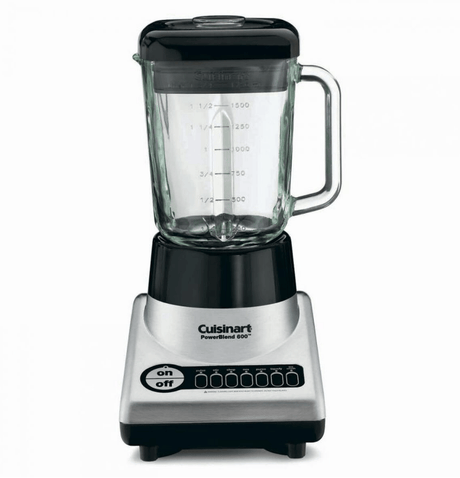 Cuisinart PowerBlend 600 Blender, Chrome/Black - Certified Refurbished