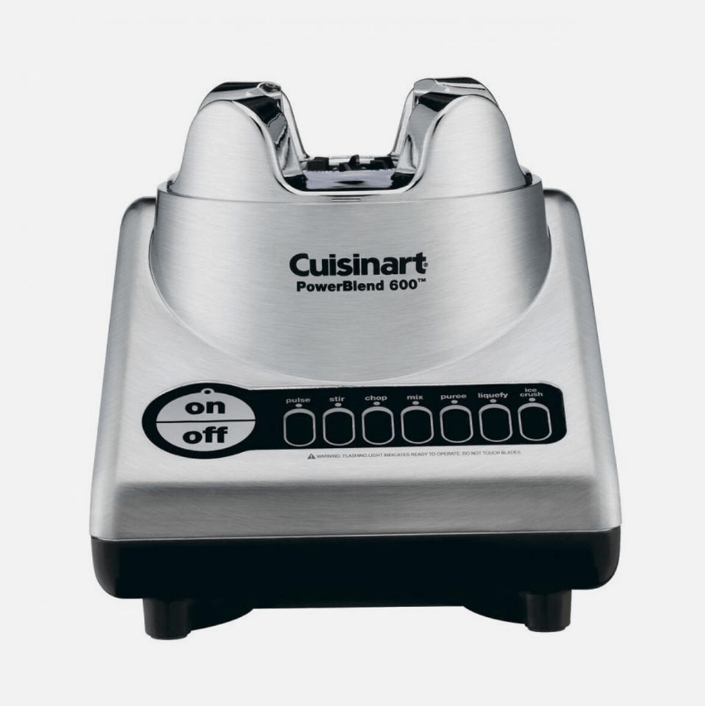 Cuisinart PowerBlend 600 Blender, Chrome/Black - Certified Refurbished