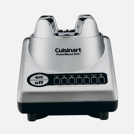 Cuisinart PowerBlend 600 Blender, Chrome/Black - Certified Refurbished