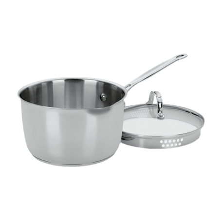 Cuisinart 3 Quart Pour Saucepan, Silver