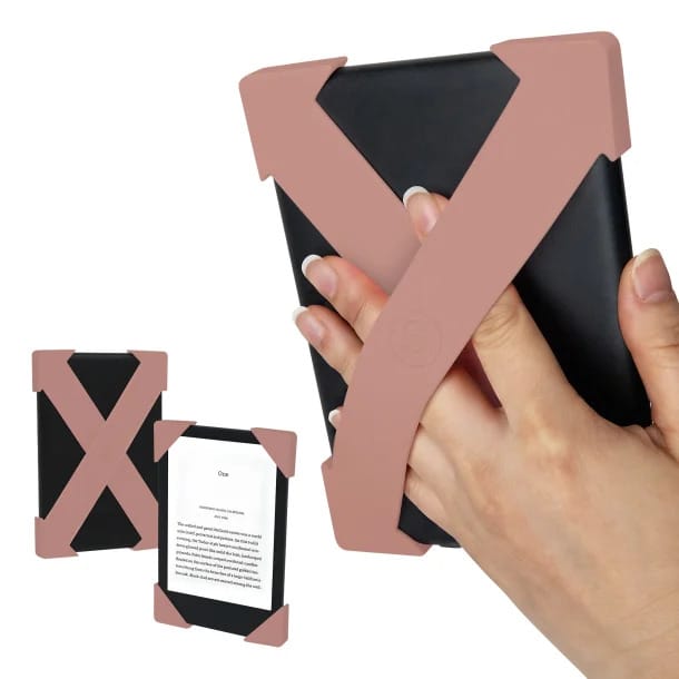 Strapsicle E-Reader Cross Straps for Select Kindle and Kobo Devices, Medium, Nude