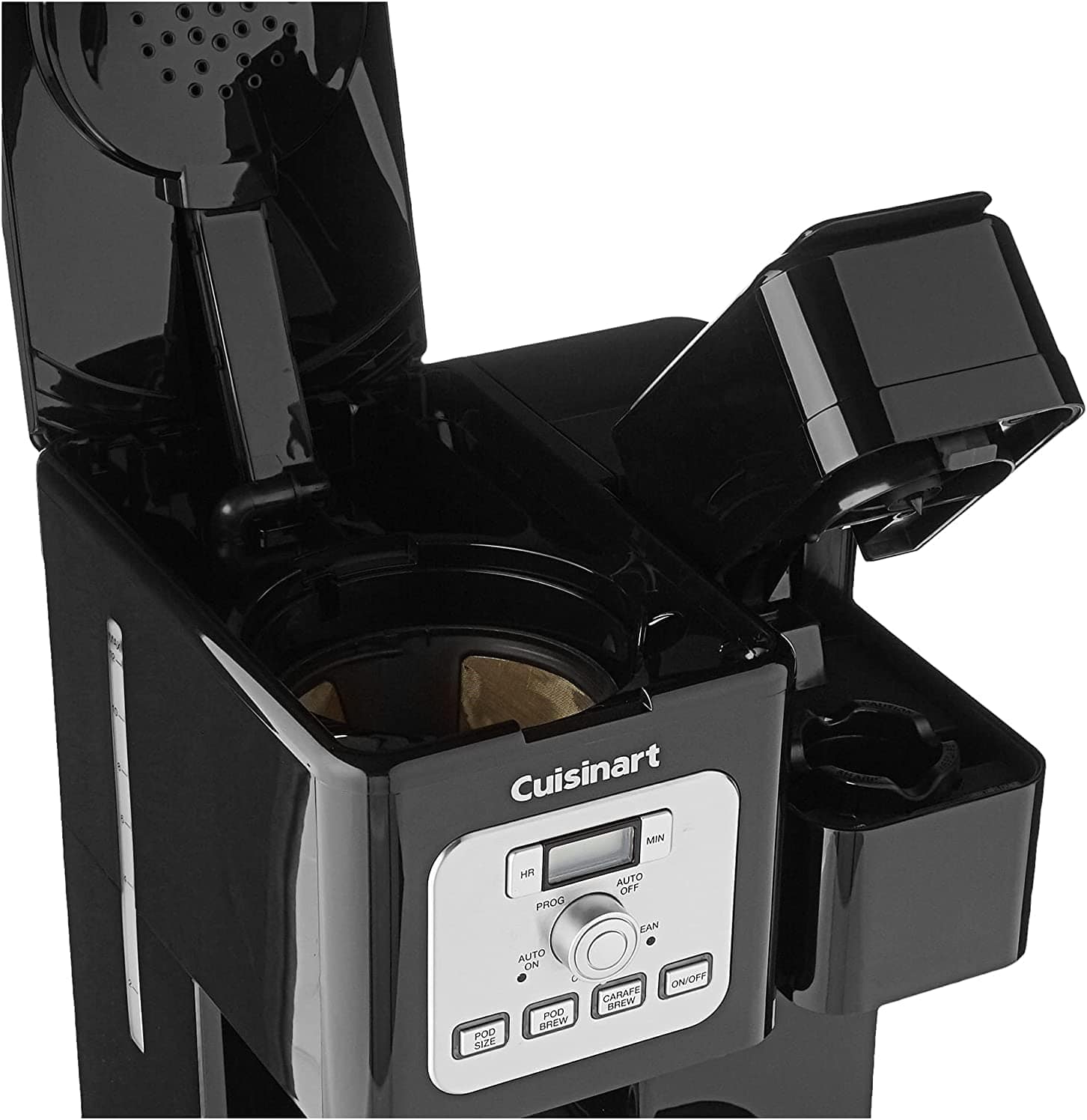 Cuisinart 12-Cup Coffee Center Brew Basics  Coffeemaker, 2-in-1 Pods + Drip, Black - Certified Refurbished