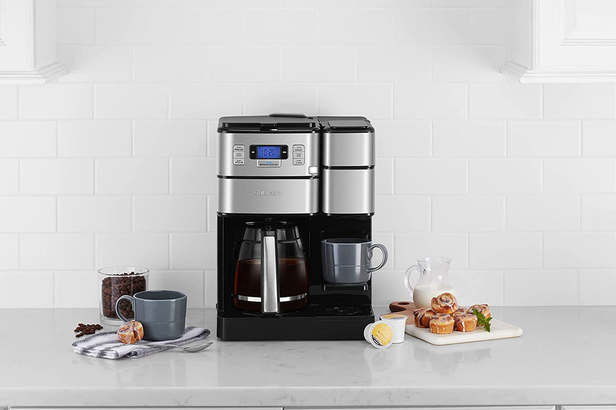 Cuisinart Coffee Center Grind + Brew Plus, Built-in Coffee Grinder Coffeemaker - Certified Refurbished