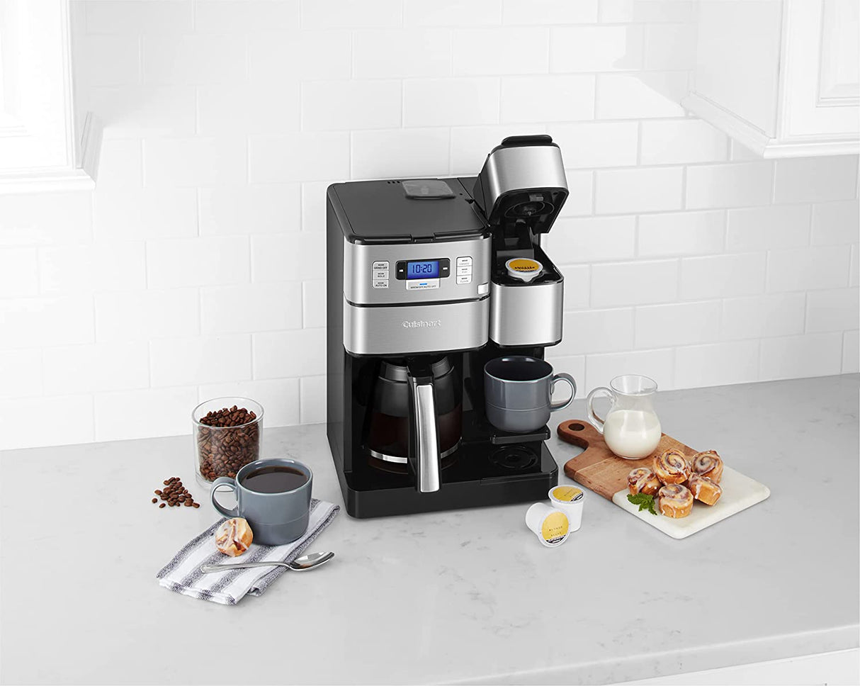 Cuisinart Coffee Center Grind + Brew Plus, Built-in Coffee Grinder Coffeemaker - Certified Refurbished